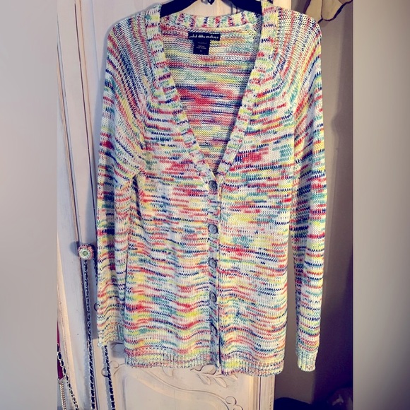 Fun colorful cardigan - Picture 1 of 6
